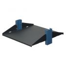 2U 2Post Center Mount Solid Shelf 20in (D) - Flanged Down