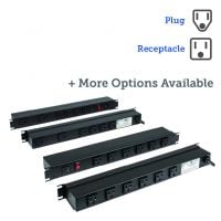 15A Horizontal Rackmount Right Angle Outlet Power Strips