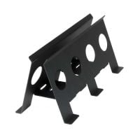 1U Universal Rack-to-Tower Conversion Kit - Side view with 1U server