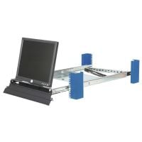 2U Shallow Sliding Monitor Shelf (No Monitor) (133-2279) Monitor Installed