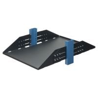 3U 2Post Adjustable Center Mount Solid Shelf 29in (D) - Flanged Up (3USHL-024FULL-29US)