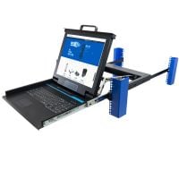1U KVM with 17" Monitor
