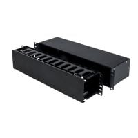 2U Horizontal Patch Cable Organizer Box/Duct (160-5330)