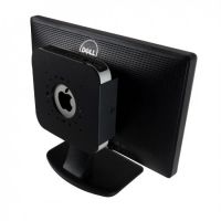 100-D Fixed Wall Mount for Apple Mac Mini (104-5441) Monitor Mounted