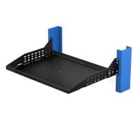 Configurable 2Post Rack Shelf, Solid 13" (2USHL-020HALF-13S)