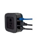 tvTray Secure Wall Mount for Apple TV 4K (104-6100) with Cables Installed