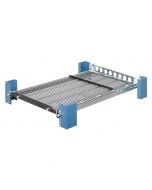 (115-1892) Sliding Equipment Shelf (shallow) with CMA - Front view	