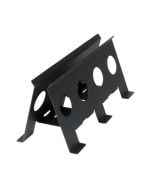 1U Universal Rack-to-Tower Conversion Kit - Side view with 1U server