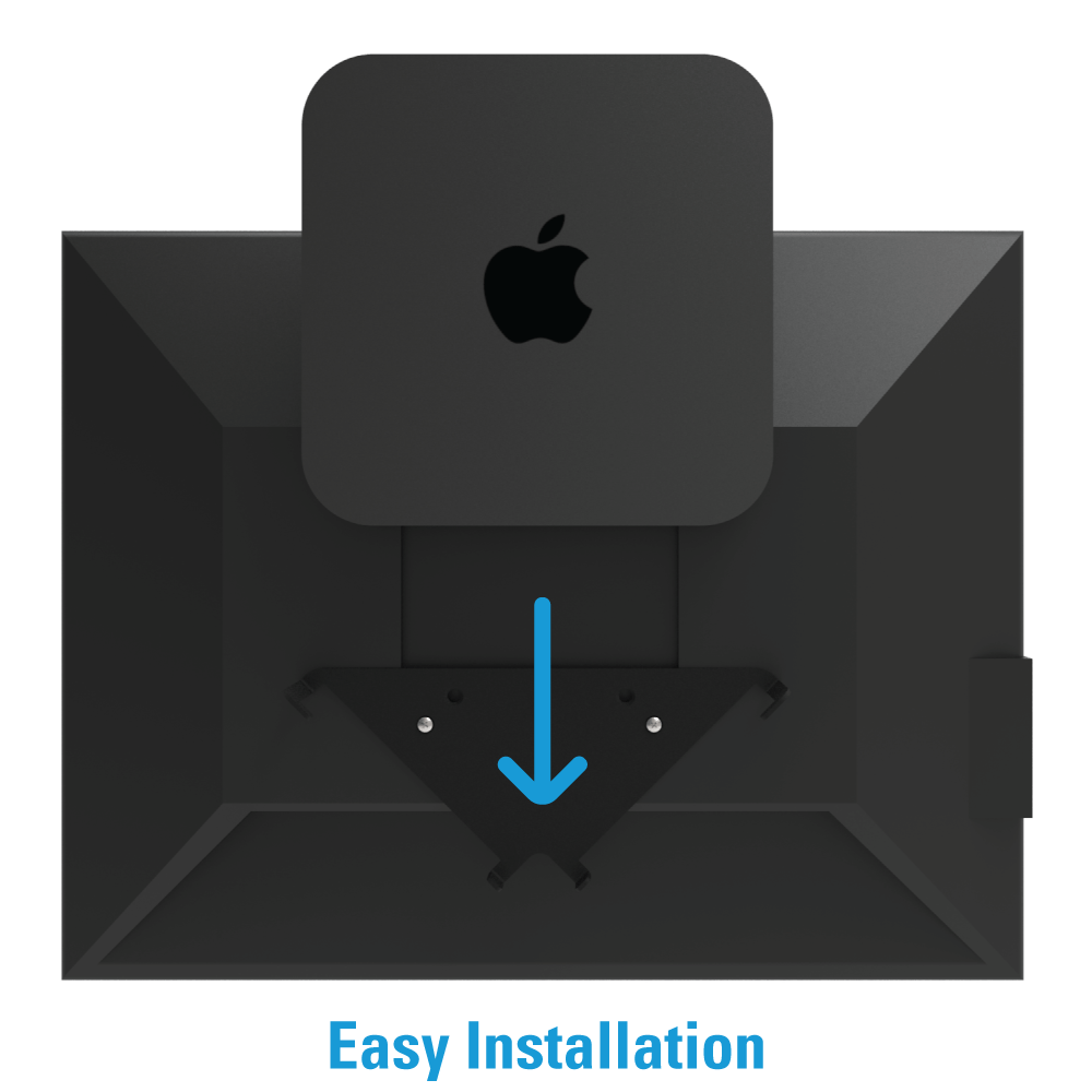 RackSolutions Secure Mini Mount Wall Mount for Mac Mini