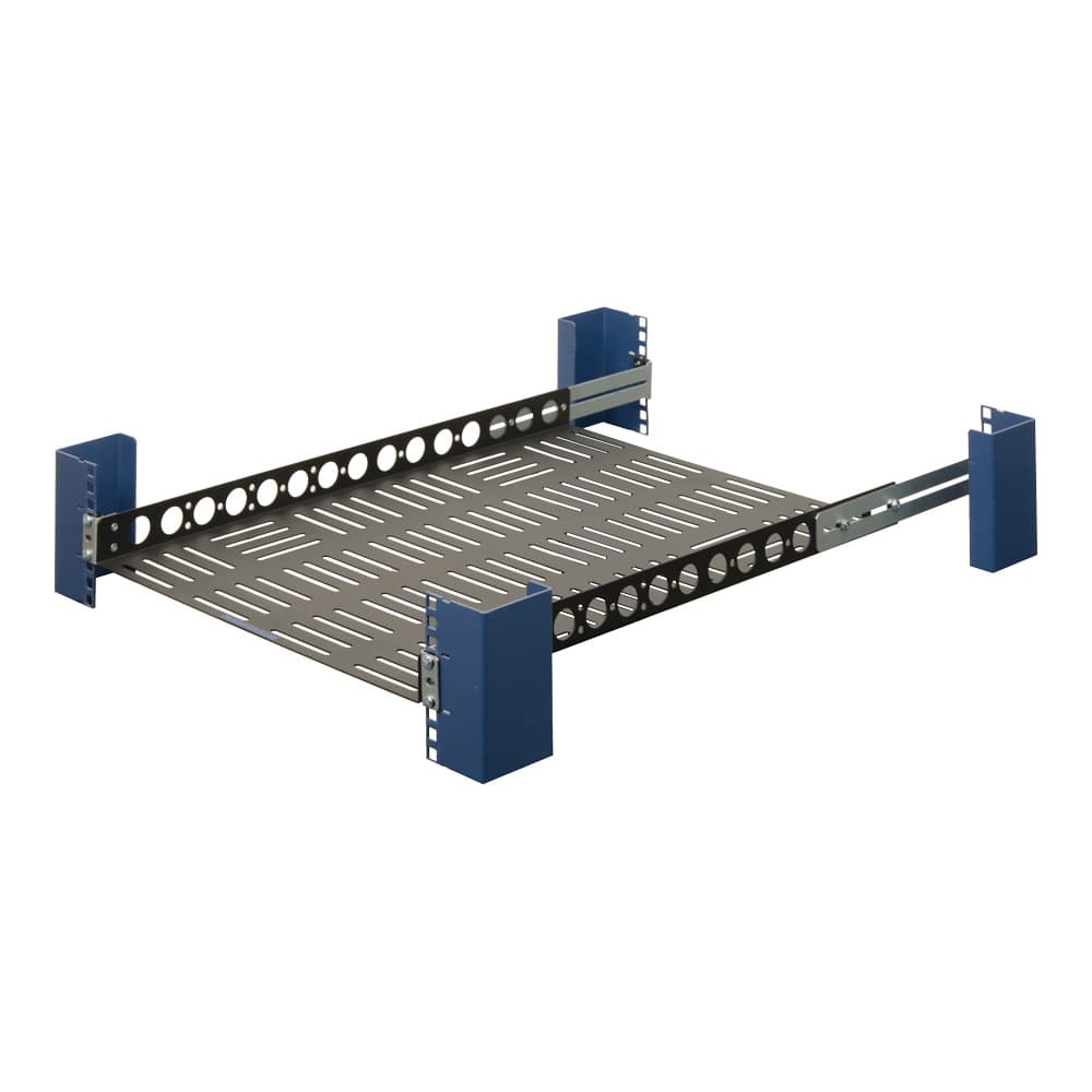 ISF1100BP 4.97 inch Deep Compact 1U Rack Shelf/Tray for 19 inch Wide 2 post or 4 post rack cabinet ISF1100BP 4.97 inch Deep Compact 1U Rack Shelf/Tray for 19 inch Wide 2 post or 4 post rack cabinet