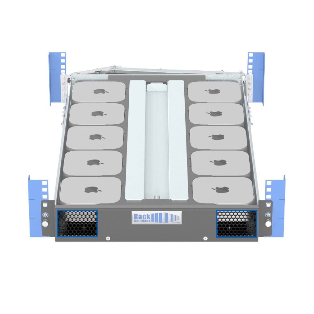 2U HyperShelf for 10 Apple Mac Mini (M4, 2024) Optimal Airflow (desktop image) 2U HyperShelf for 10 Apple Mac Mini (M4, 2024) Optimal Airflow (desktop image)