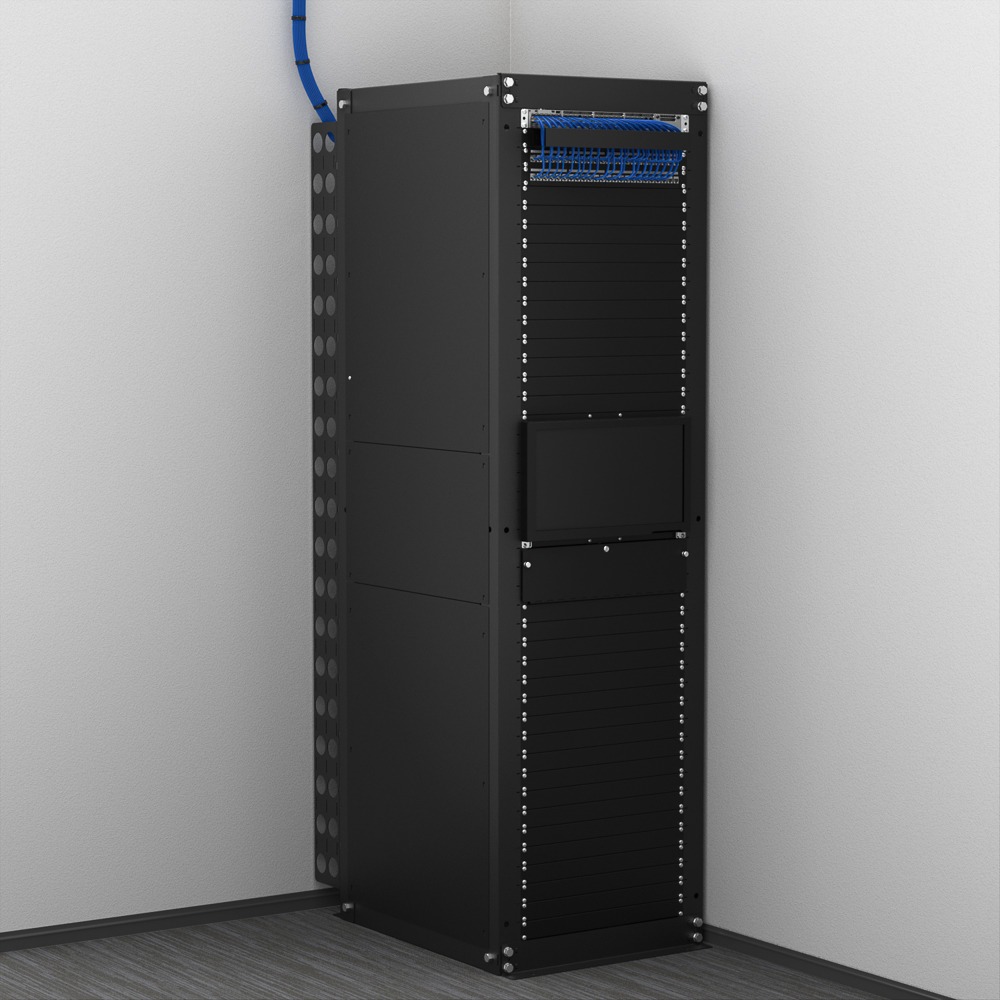 Compatible with 4-Post and 2-Post Racks (desktop image) Compatible with 4-Post and 2-Post Racks (desktop image)