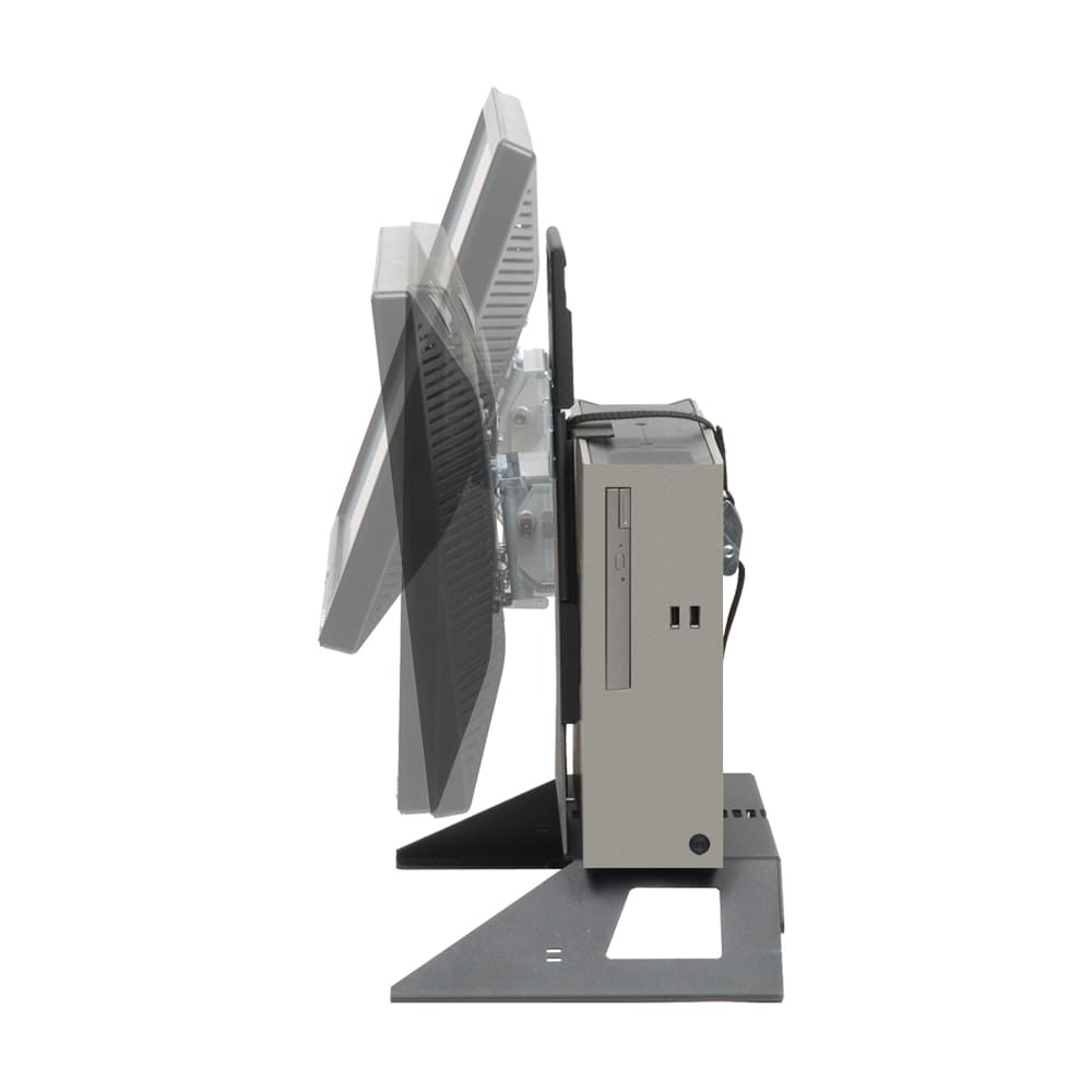 AIO monitor rack for small PC swivel (desktop image) AIO monitor rack for small PC swivel (desktop image)